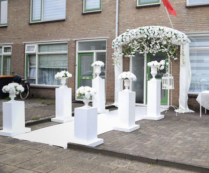 XL boog met vallende bloemen